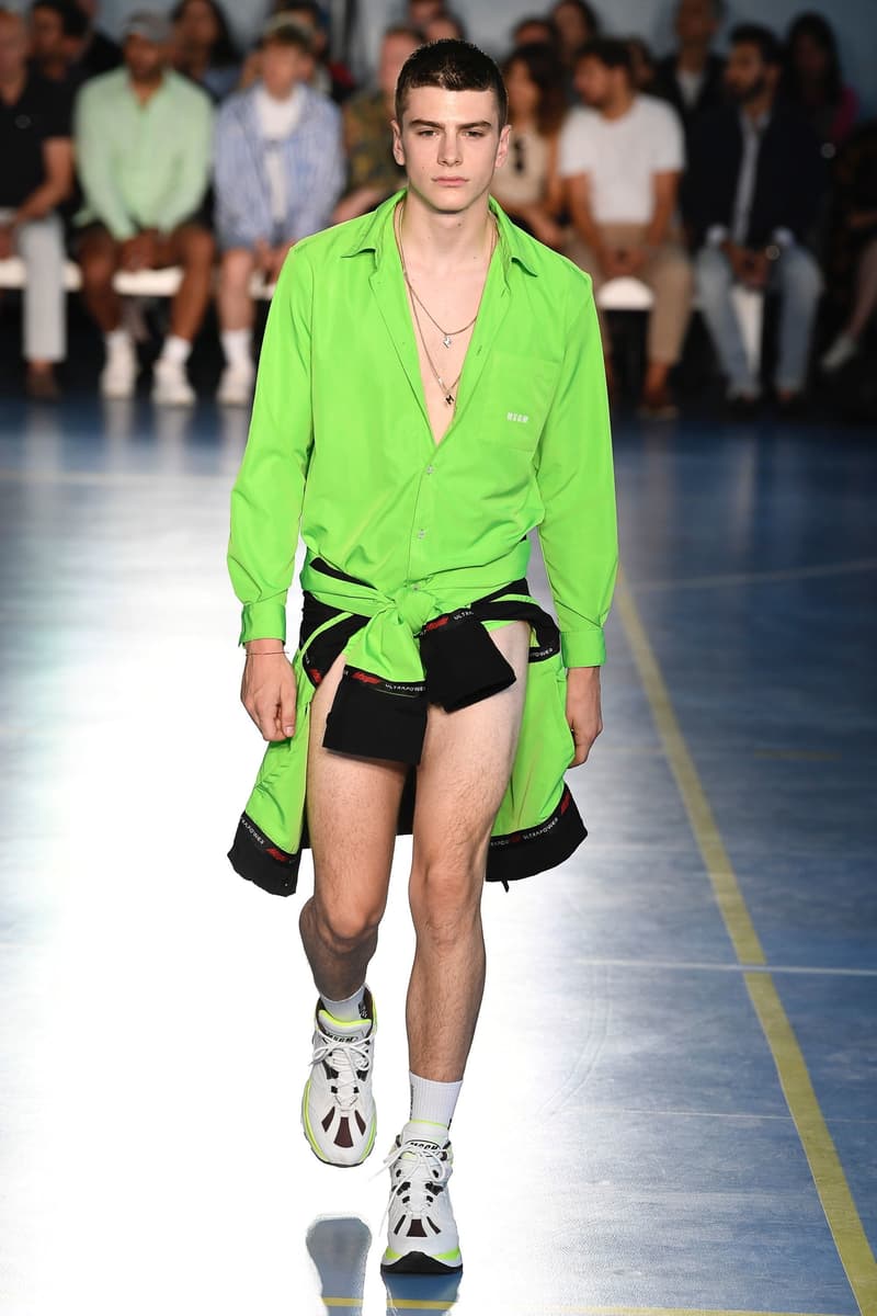 Milan Fashion Week Spring Summer 2019 MSGM Massimo Giorgetti Sportswear Streetwear