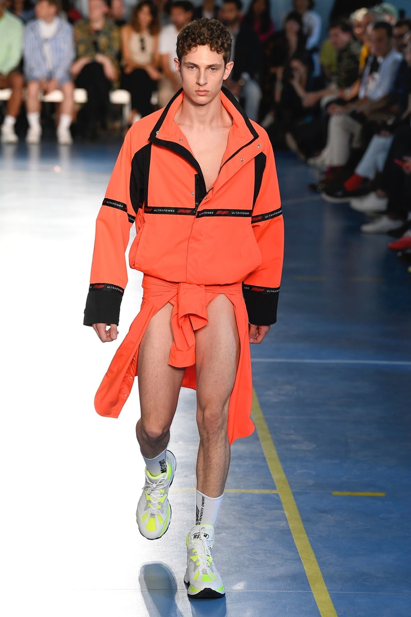 Milan Fashion Week Spring Summer 2019 MSGM Massimo Giorgetti Sportswear Streetwear