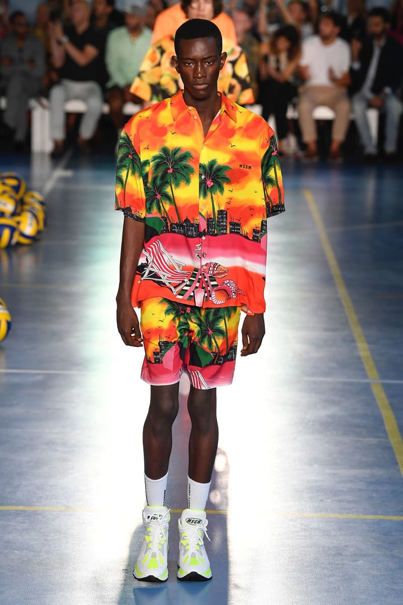 Milan Fashion Week Spring Summer 2019 MSGM Massimo Giorgetti Sportswear Streetwear