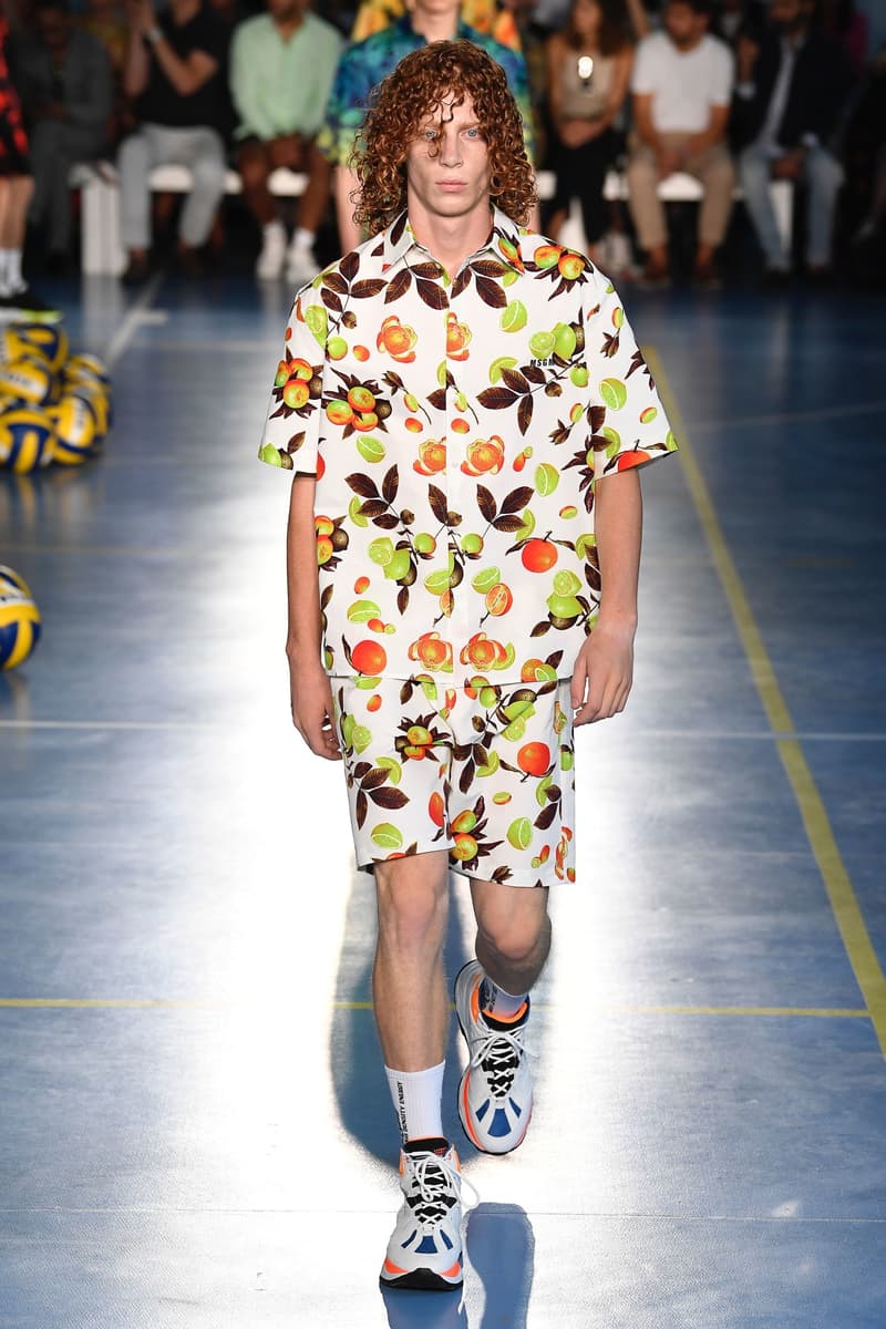 Milan Fashion Week Spring Summer 2019 MSGM Massimo Giorgetti Sportswear Streetwear