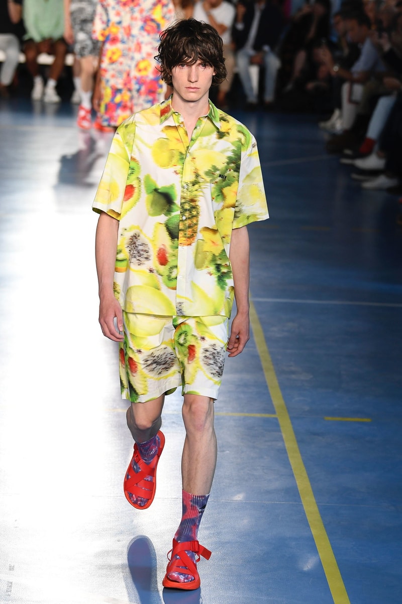 Milan Fashion Week Spring Summer 2019 MSGM Massimo Giorgetti Sportswear Streetwear