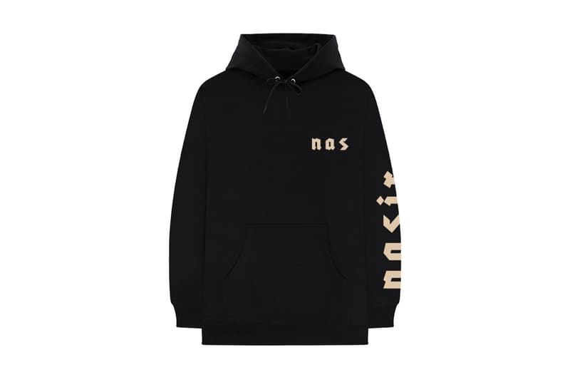 Nasir Merchandise Collection nas hoodies crewnecks t-shirts release info orange green tan black