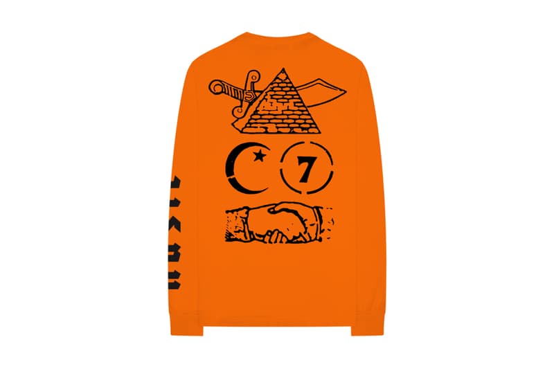 Nasir Merchandise Collection nas hoodies crewnecks t-shirts release info orange green tan black