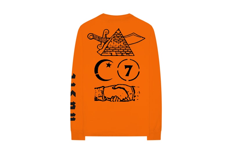 Nasir Merchandise Collection nas hoodies crewnecks t-shirts release info orange green tan black