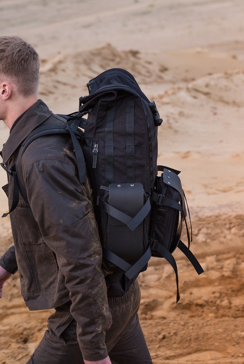 NAUT NOMAD Backpack travel techwear accessories bags prague streetwear