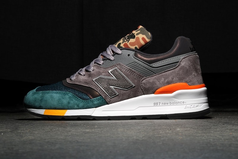 New Balance 997 Camo grey green 998 Blue Navy june 2018 release date info drop debut premier sneakers shoes footwear colorways