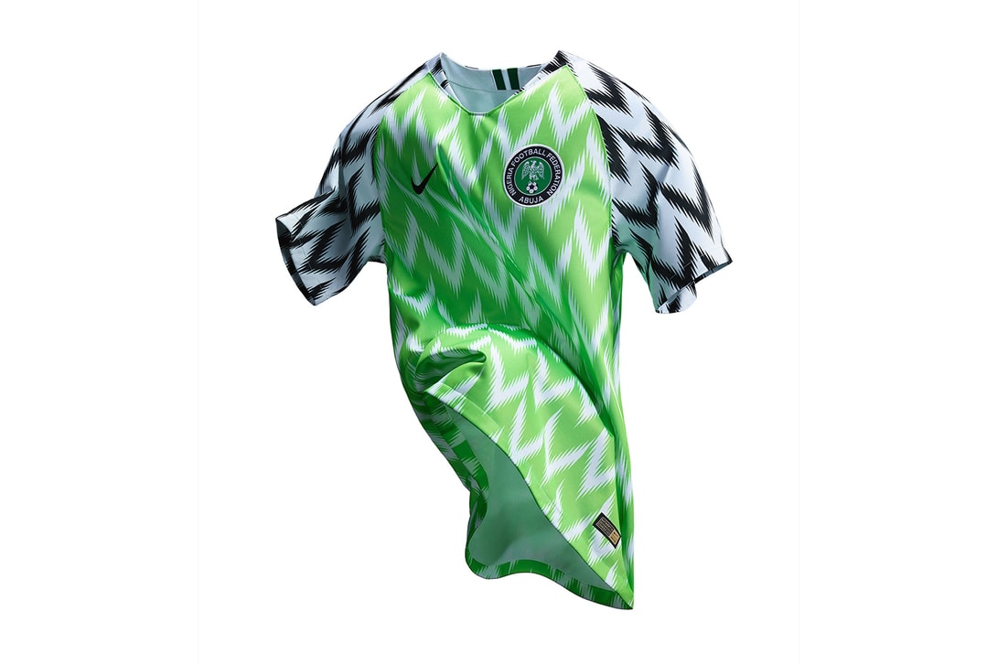 Nike 2018 fifa World Cup Kits sustainability Recycled Plastic bottles nigeria federation uniform football jersey