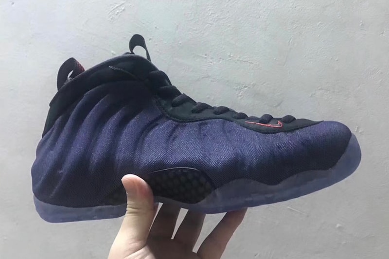 Nike Air Foamposite One Denim 2018 jeans spring summer ss18 release date info drop sneakers shoes footwear