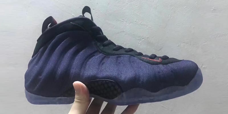 nike foamposite one denim