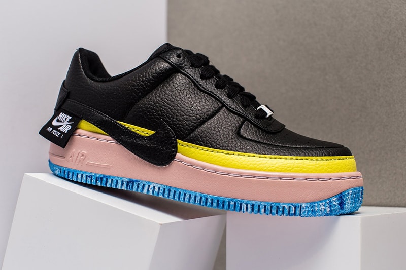 nike air force one jester sonic yellow black light bone footwear sneakers shoes