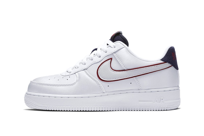 Nike Air Force 1 New NSW Logo white navy red red white black footwear 2018 nike sportswear