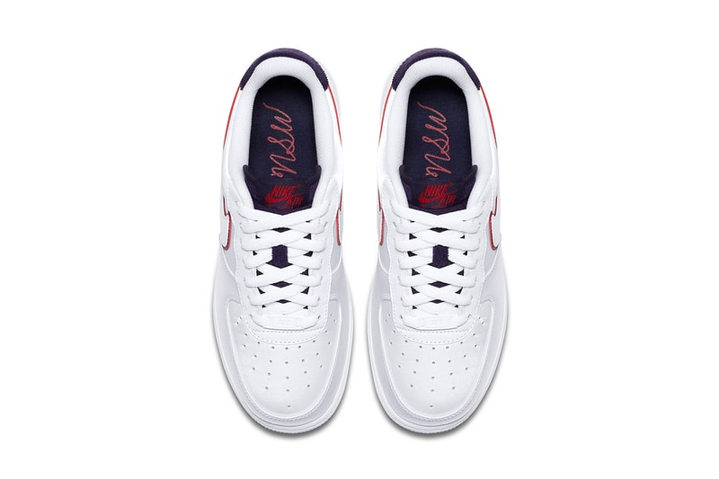Nike Air Force 1 New NSW Logo white navy red red white black footwear 2018 nike sportswear