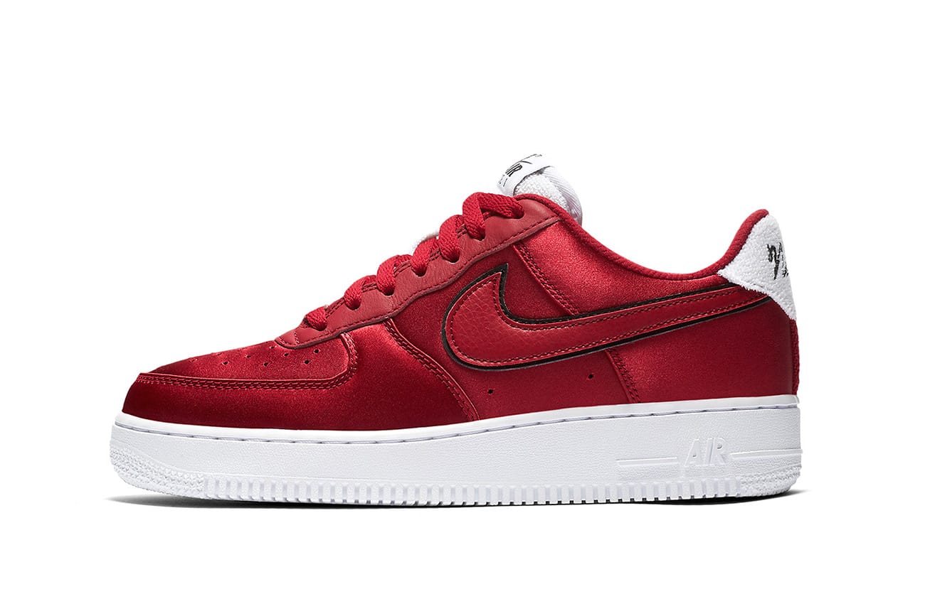 nike air force 1s red and white
