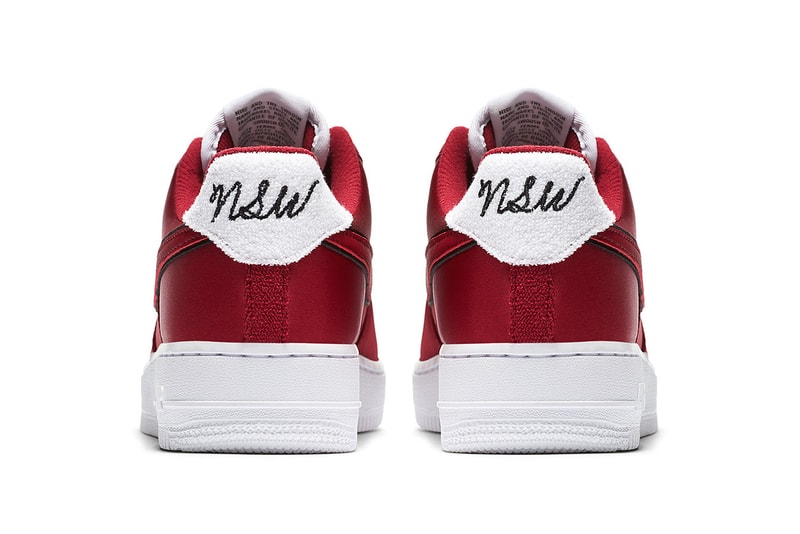 Nike Air Force 1 New NSW Logo white navy red red white black footwear 2018 nike sportswear