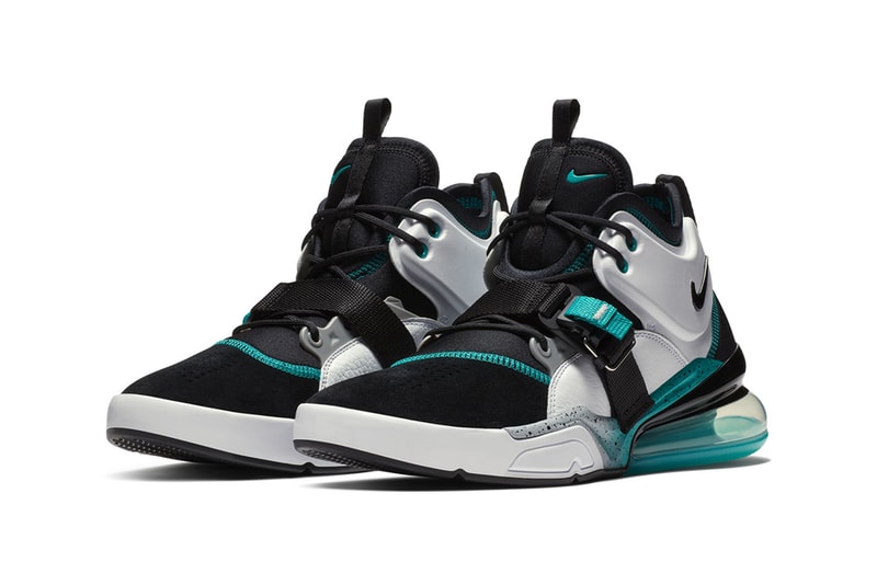 Nike Air Force 270 Air Command Force Colorway White black grey jade teal