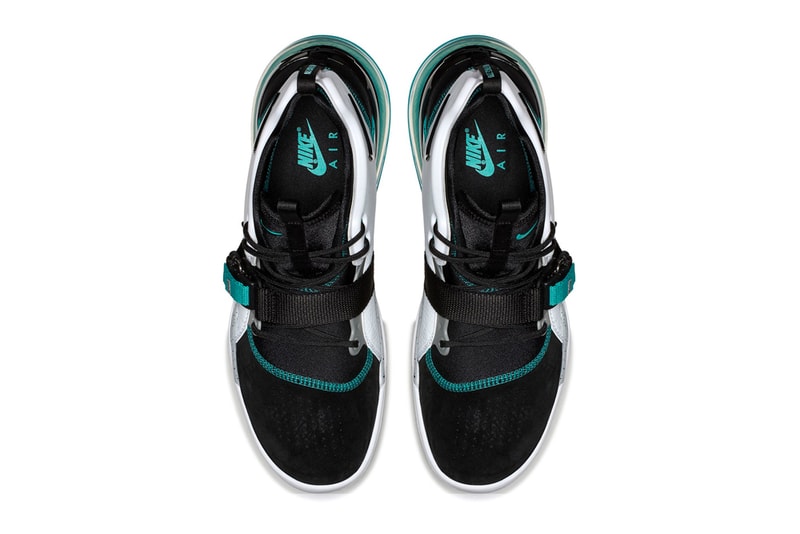 Nike Air Force 270 Air Command Force Colorway White black grey jade teal