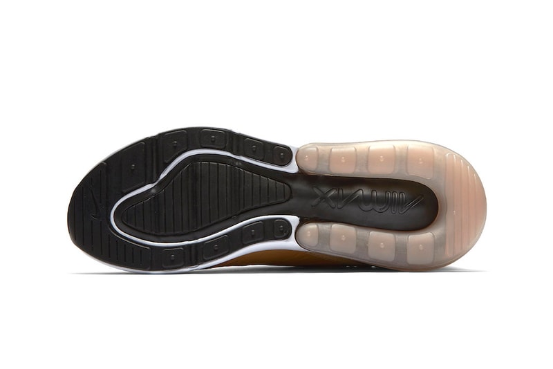 Nike Air Max 270 Elemental Gold white light bone summer 2018 release footwear sneakers