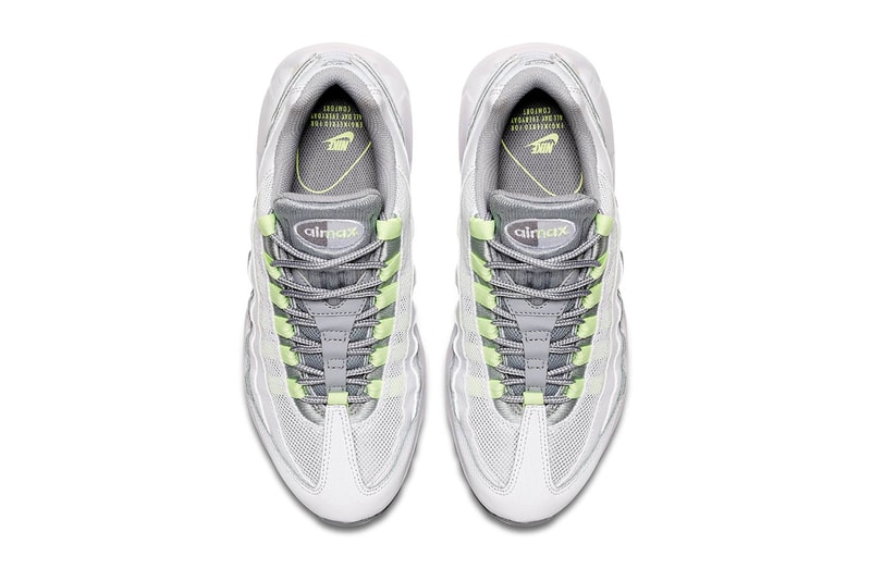 Nike Air Max 95 Neon yellow white Release date white air max unit outsole neon swoosh
