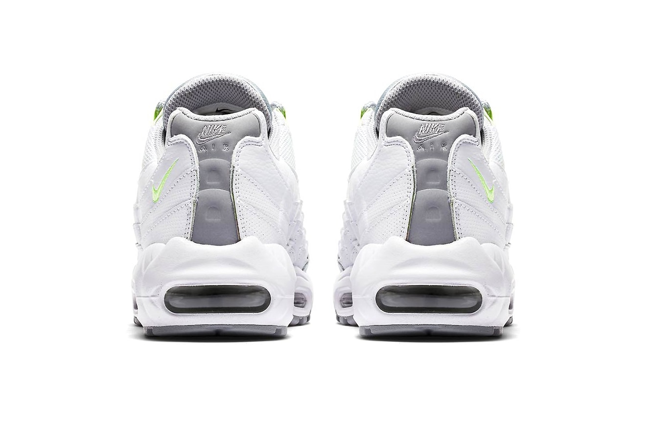 Nike Air Max 95 Neon yellow white Release date white air max unit outsole neon swoosh