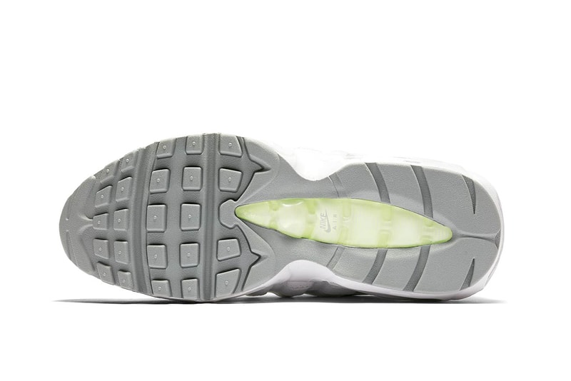 Nike Air Max 95 Neon yellow white Release date white air max unit outsole neon swoosh