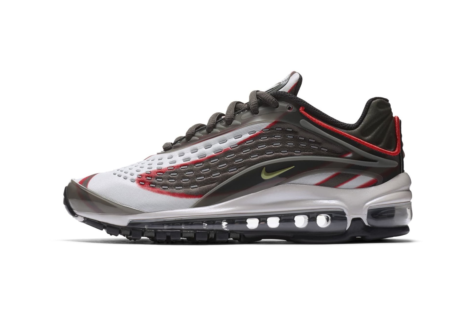 Nike Air Max Deluxe white black grey red midnight navy volt blue red nike sportswear 2018 footwear