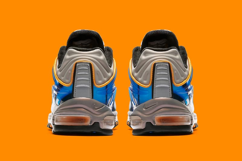 Nike Air Max Deluxe White Photo Blue Wolf Grey Orange Peel Black release info sneakers footwear