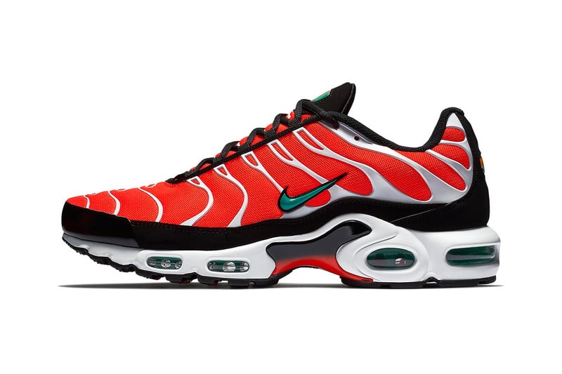 Nike Air Max Plus orange teal First Look orange black teal white Tn sneaker footwear