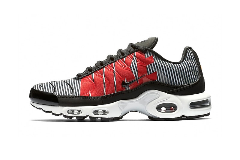 Nike Air Max Plus striped nike sportswear footwear Red White Black