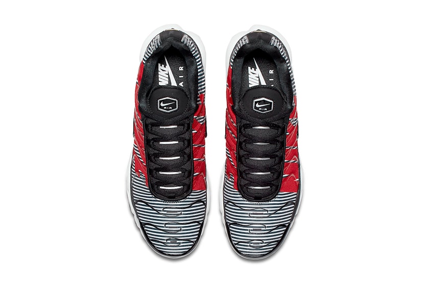 Nike Air Max Plus striped nike sportswear footwear Red White Black