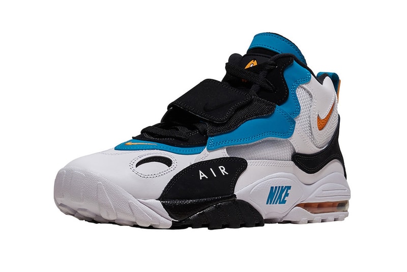 Nike Air Max Speed Turf Dan Marino colorway Release info ’90s OG Miami Dolphins drop dare purchase price sneaker footwear
