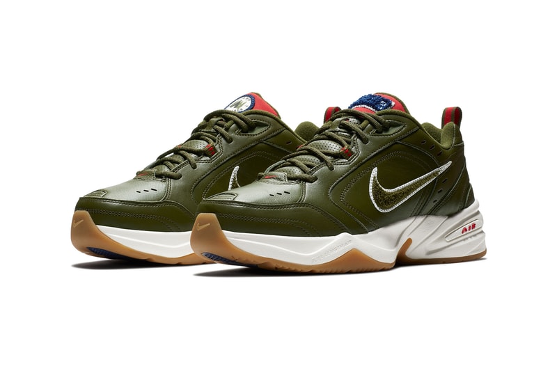 Nike air monarch iv Weekend Campout colorway drop green colorway june 11 2018 drop release info closer official look photo