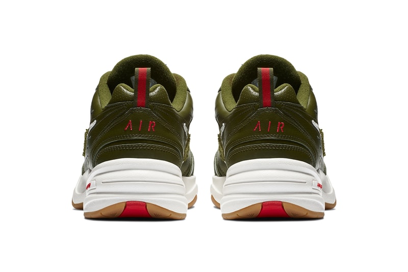 Nike air monarch iv Weekend Campout colorway drop green colorway june 11 2018 drop release info closer official look photo