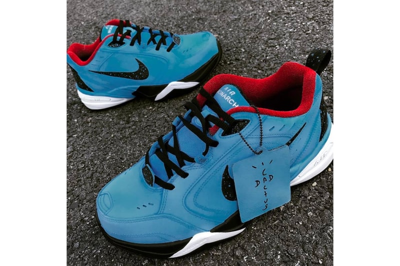 Nike Air Monarchs Travis Scott Cactus Jack Custom Dad Shoe Kreative Custom Kicks For Sale Availability Mohammed Gafar
