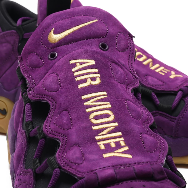 Nike Air More Money Purple Leopard Print