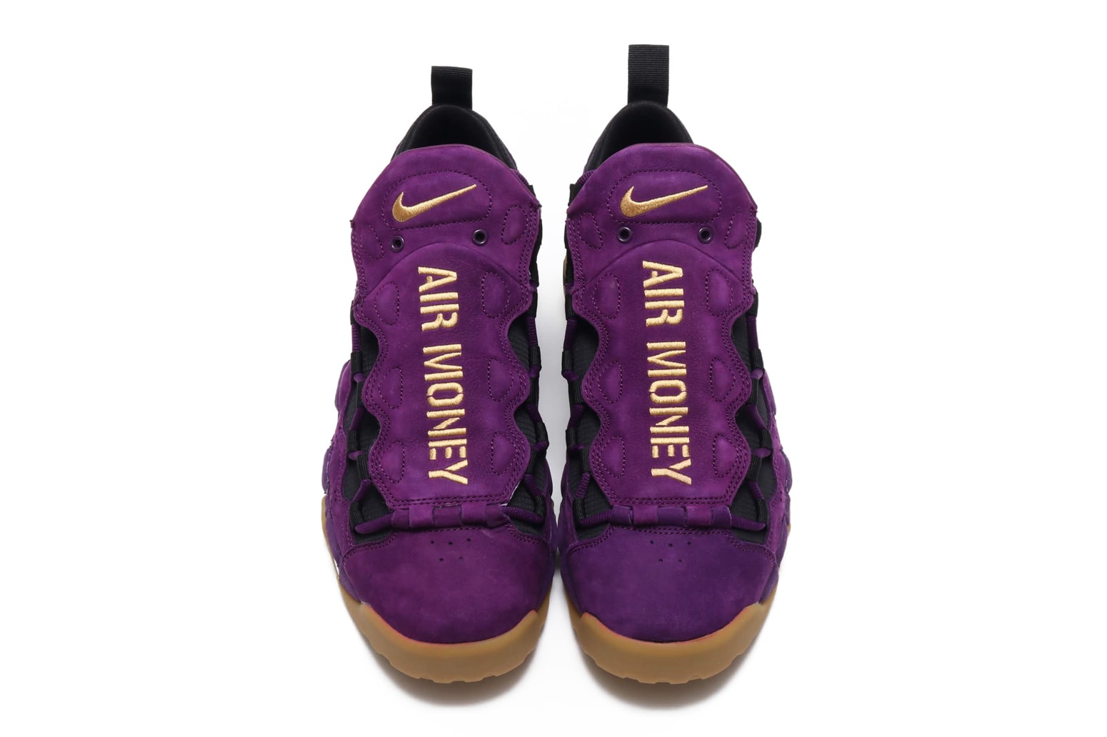 Nike Air More Money Purple Leopard Print