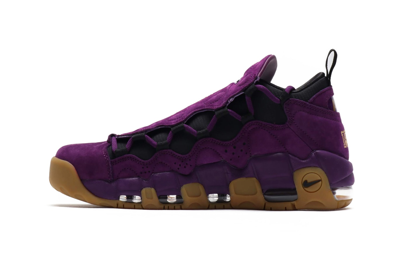 Nike Air More Money Purple Leopard Print