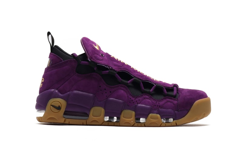 Nike Air More Money Purple Leopard Print