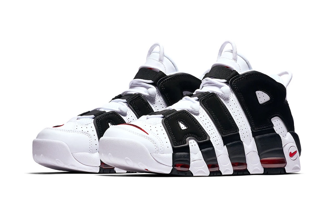 Nike Air More Uptempo chicago bulls scottie pippen release date info White Varsity Red Black sneakers footwear
