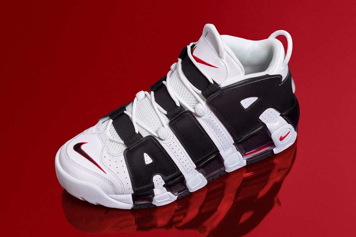 Nike Air More Uptempo chicago bulls scottie pippen release date info White Varsity Red Black sneakers footwear