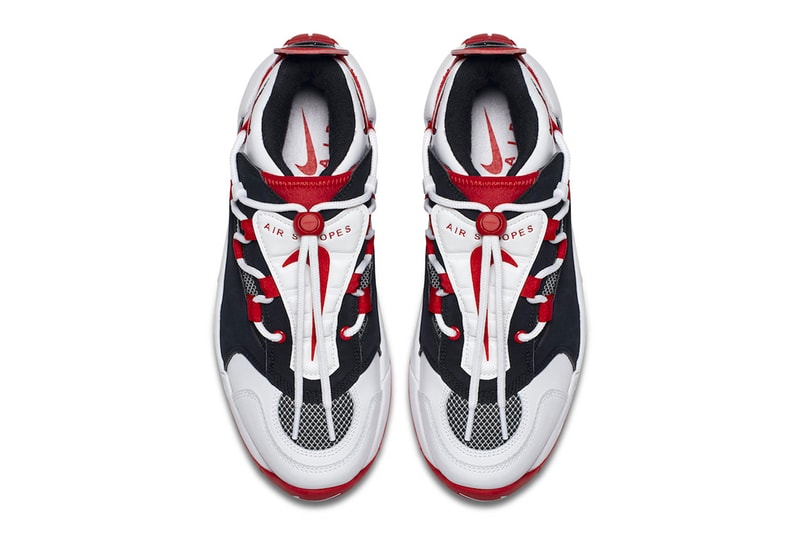 Nike Air Swoopes 2 Sheryl Swoopes release info retro runner first female signature athlete Nike Basketball Red White Blue purchase price August