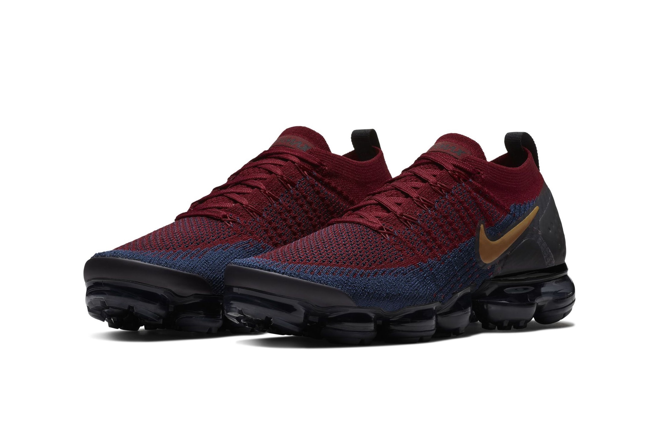 Nike Air VaporMax 2 Burgundy Navy First Look official release date info sneakers