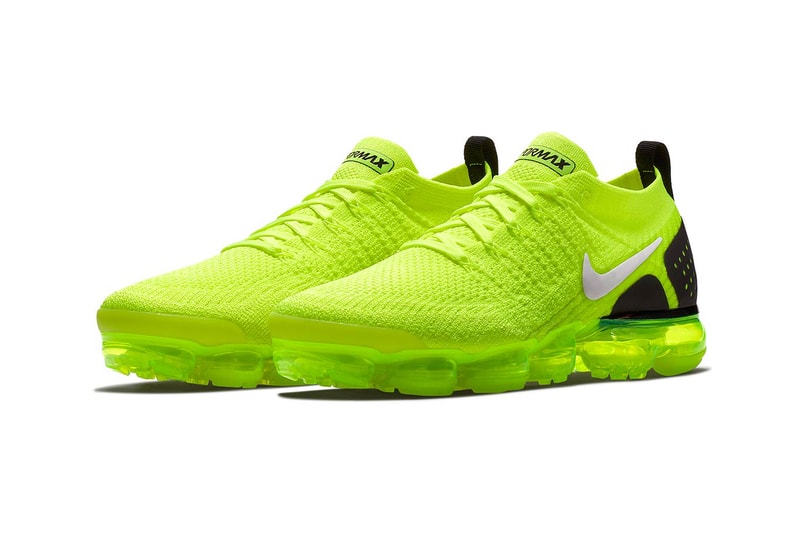 Nike Air VaporMax 2 Volt Release Date black sneakers footwear