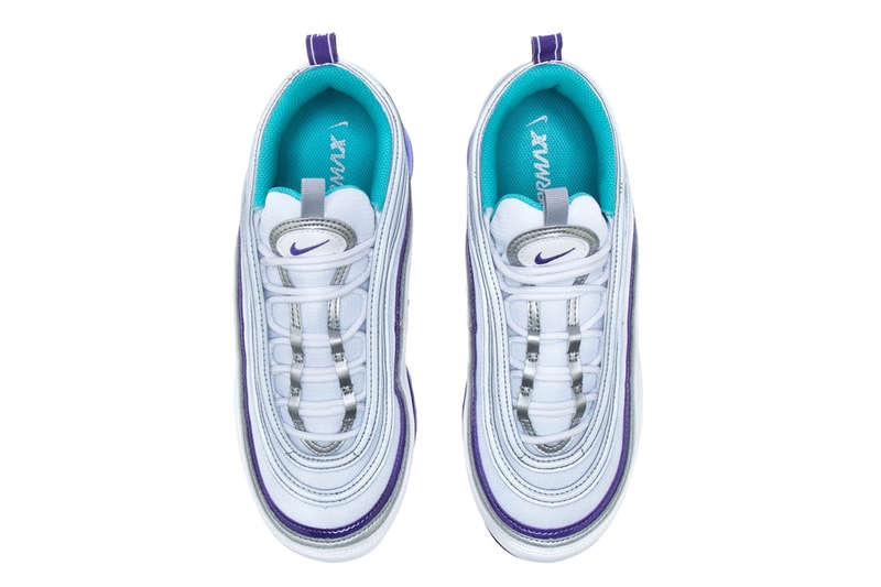 Nike Air VaporMax 97 Varsity Purple Metallic Silver Aqua Persian Violet white release info sneakers footwear