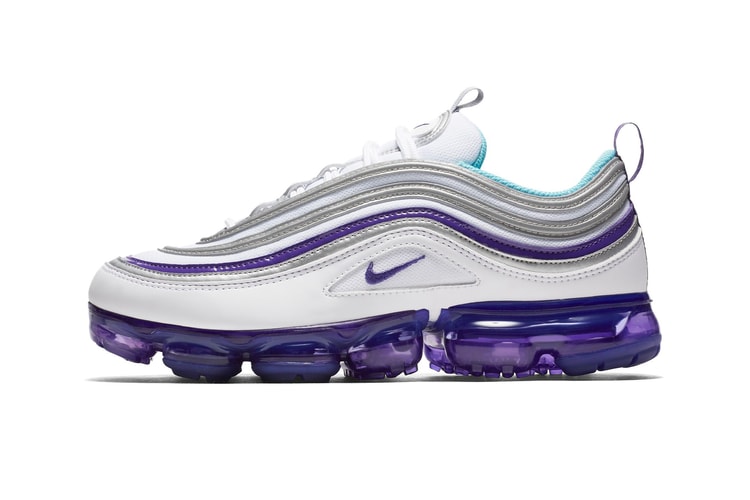 Nike's Air VaporMax 97 Releases in "White/Varsity Purple" This Month