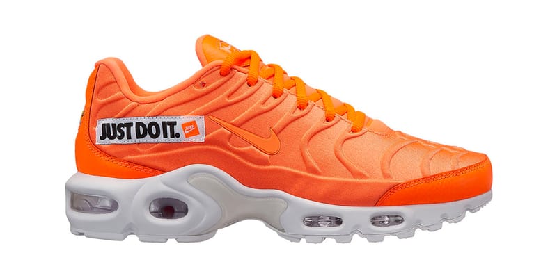 orange nike air max just do it