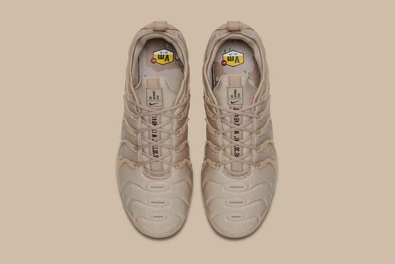 Nike Air Vapormax Plus String Dark Stucco camo camouflage summer 2018 release date info drop sneakers shoes footwear