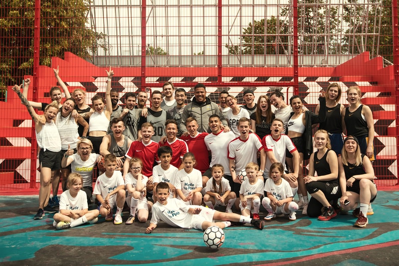 Nike Moscow Sports Facility Nike BOX Msk KOSMOS Architects Gorky Park soccer basketball running yoga