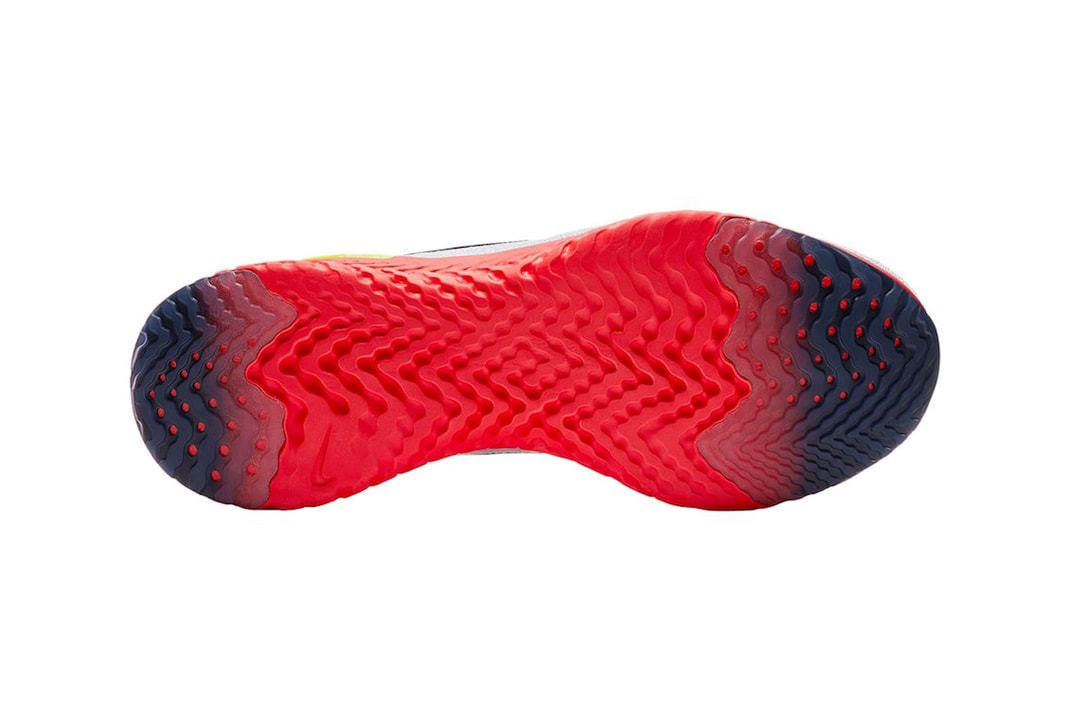 Nike Epic React Flyknit True White Black Pure Platinum Bright Crimson Volt release info sneakers footwear