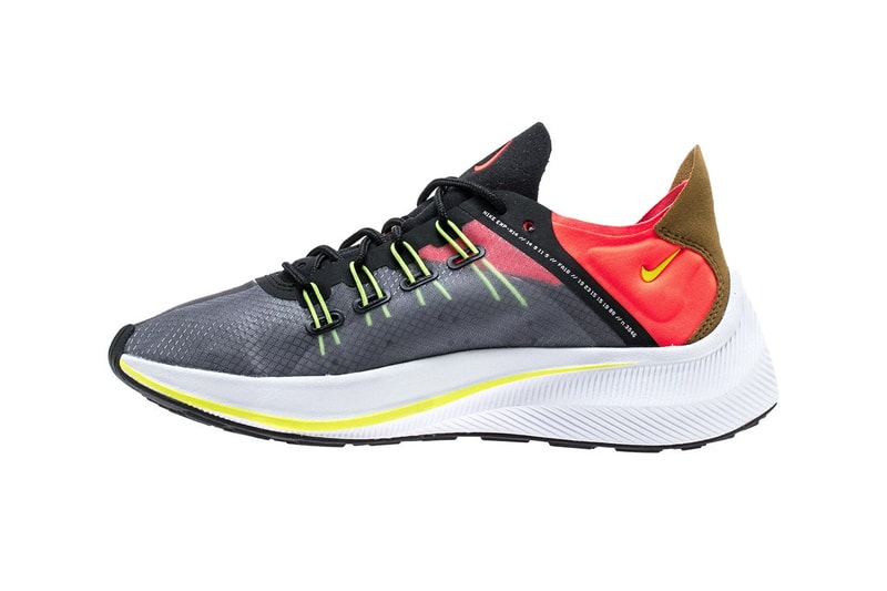 Nike Sportswear EXP-X14 Runner First Look Black Volt Total Crimson Dark Wolf Grey