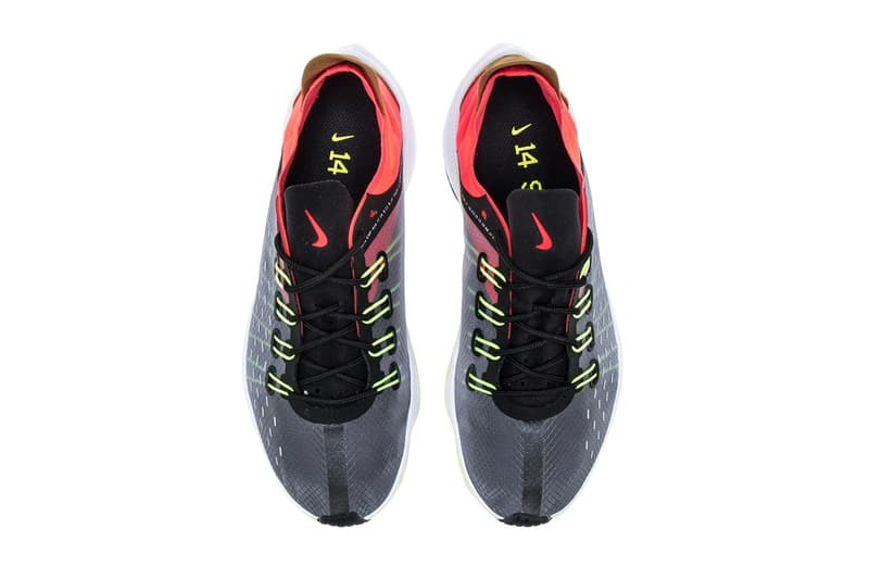 Nike Sportswear EXP-X14 Runner First Look Black Volt Total Crimson Dark Wolf Grey